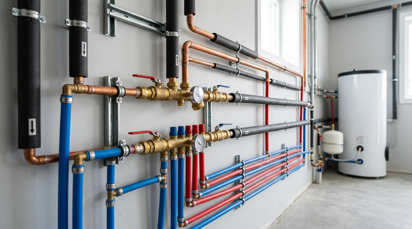 Water supply and plumbing pipes installation Kuwait