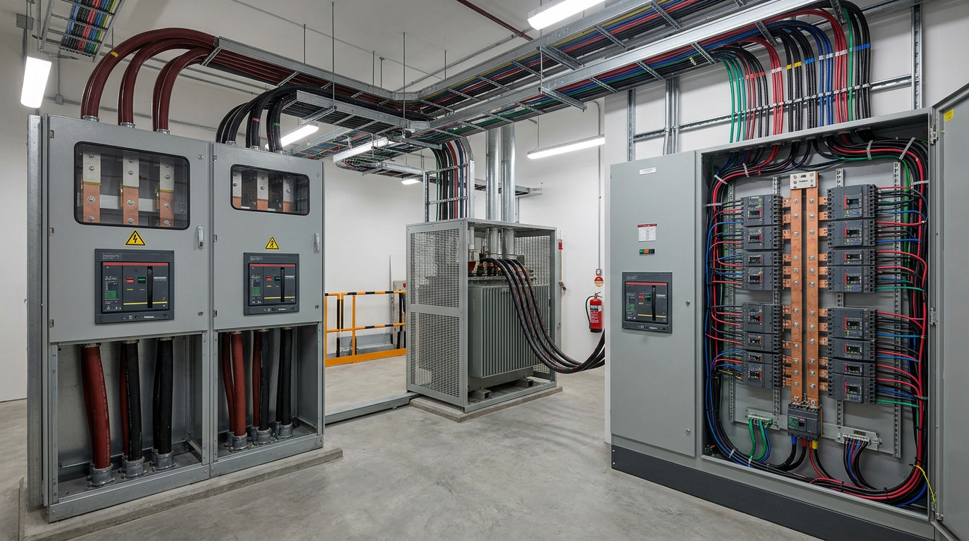 High and low voltage power distribution in Kuwait – Gridline